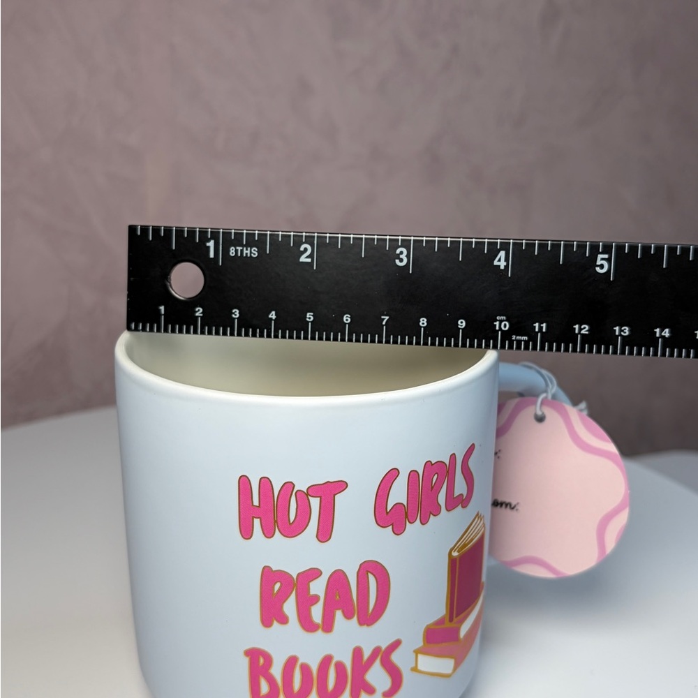 Hot Girls Read Books Mug with Book Design - Picture 11 of 11
